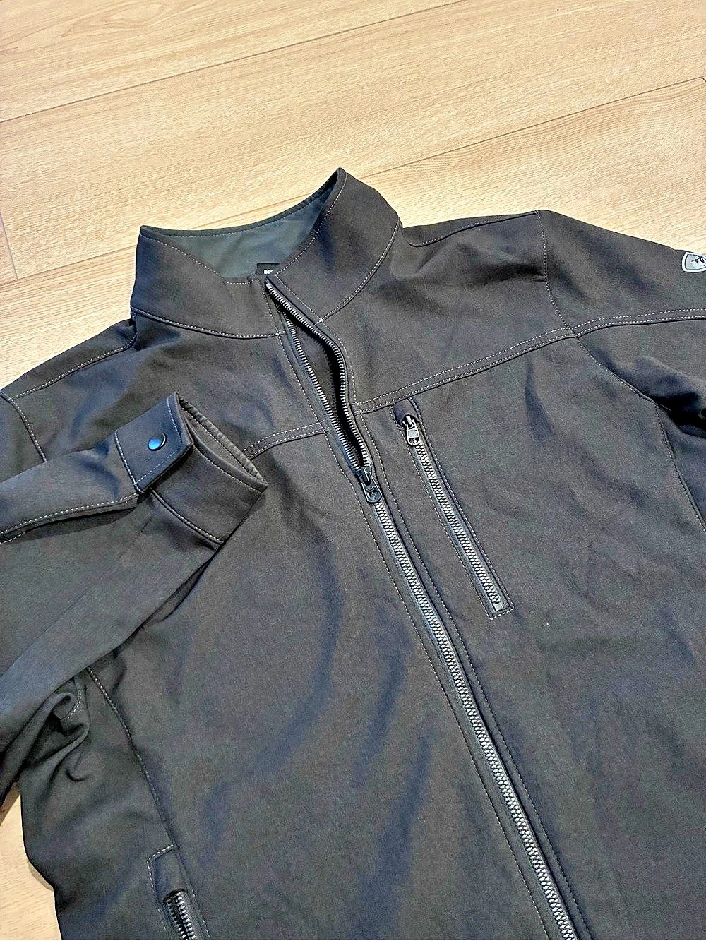 KUHL Men’s Impakt Jacket Black Water Resistant Full Zip Size L